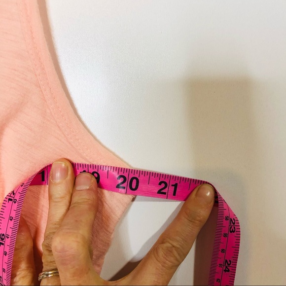 NWT! James Perse Peach Orange Pink Tank Top - Picture 5 of 9